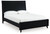 Danziar - Queen Panel Bed - Black