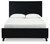 Danziar - Queen Panel Bed - Black
