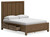 Cabalynn - 8 Pc. - Dresser, Mirror, Queen Panel Bed With Storage, 2 Nightstands - Light Brown
