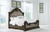 Maylee - King Upholstered Bed - Dark Brown