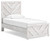 Cayboni - Twin Panel Bed - Whitewash