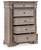 Blairhurst - 6 Pc. - Dresser, Mirror, Chest, California King Panel Bed - Light Grayish Brown