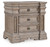 Blairhurst - 8 Pc. - Dresser, Mirror, Chest, King Panel Bed, 2 Nightstands - Light Grayish Brown