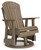 Hyland Wave - 4 Pc. - Glider Loveseat, 2 Swivel Glider Chairs, Cocktail Table - Driftwood