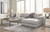 Amiata - 2-Piece Sectional With Raf Corner Chaise - Glacier