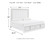 Chalanna - King Upholstered Storage Bed - White
