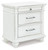 Kanwyn - Three Drawer Night Stand - Whitewash