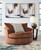 Laylabrook - Oversized Swivel Accent Chair - Spice