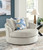 Maxon Place - Oversized Swivel Accent Chair - Stone