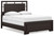 Covetown - 7 Pc. - Dresser, Mirror, Chest, Queen Panel Bed, 2 Nightstands - Dark Brown