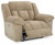 Tip-off - Power Recliner With Adj Headrest - Wheat