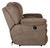 Reyes - Lay Flat Reclining Console Loveseat With Storage & Cupholders - Portabella
