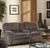 Reyes - Power Lay Flat Reclining Console Loveseat With Storage & Cupholders - Graphite