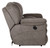 Reyes - Power Lay Flat Reclining Console Loveseat With Storage & Cupholders - Graphite