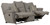 Sadler - Lay Flat Reclining Sofa With Drop Down Table - Mica