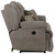 Sadler - Lay Flat Reclining Sofa With Drop Down Table - Mica