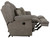 Sadler - Lay Flat Reclining Sofa With Drop Down Table - Mica