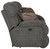 Ashland - Power Lay Flat Reclining Console Loveseat - Granite