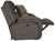 Ashland - Power Lay Flat Recliner - Granite