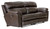 Costa - Top Grain Italian Leather Lay Flat Reclining Sofa - Chocolate