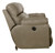 Costa - Top Grain Italian Leather Power Lay Flat Reclining Sofa - Putty
