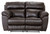 Costa - Top Grain Italian Leather Lay Flat Reclining Loveseat - Chocolate