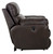Costa - Top Grain Italian Leather Lay Flat Recliner - Chocolate