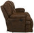 Voyager - Fabric Power Lay Flat Reclining Sofa - Elk