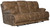 Voyager - Fabric Lay Flat Reclining Sofa - Brandy