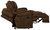 Voyager - Fabric Power Lay Flat Reclining Console Loveseat - Elk
