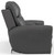 Fredda - Italian Leather Match Power Zero Gravity Reclining Console Loveseat With Power Adjustable Headrest - Anthracite