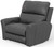 Fredda - Italian Leather Match Power Zero Gravity Recliner With Power Adjustable Headrest - Anthracite