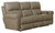 Torretta - Top Grain Italian Leather Power Lay Flat Reclining Sofa - Putty