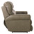 Torretta - Top Grain Italian Leather Power Lay Flat Reclining Sofa - Putty