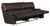 Wembley - Italian Leather Match Lay Flat Reclining Sofa - Chocolate