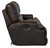Wembley - Italian Leather Match Lay Flat Reclining Sofa - Chocolate
