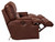Wembley - Italian Leather Match Lay Flat Reclining Sofa - Walnut