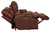 Wembley - Italian Leather Match Power Layflat Reclining Sofa With Power Adjustable Headrest - Walnut