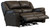 Transformer II - Power Reclining Loveseat - Chocolate Top Grain Italian Leather Match