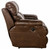 Positano - Top Grain Italian Leather Reclining Sofa - Cocoa