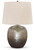 Magalie - Metal Table Lamp  - Antique Silver Finish