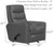 Jet - Glider Recliner - Twilight