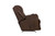 Hayden - Fabric Chaise Rocker Recliner With Heat / Massage & Oversize Xtra Comfort Footrest - Tobacco