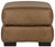 Grant - Faux Leather Ottoman - Silt