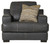 Marco - Leather Chair - Gunmetal