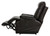Naples - Leather Power Headrest Power Lay Flat Recliner With Extended Ottoman - Dark Brown