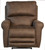 Maddie - Faux Leather Power Wall Hugger Recliner - Tanner