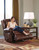 Duncan - Deluxe Glider Recliner - Walnut