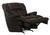 Victor - Leather Chaise Rocker Recliner - Chocolate