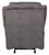 Malloy - Fabric Power Rocker Recliner - Dark Gray